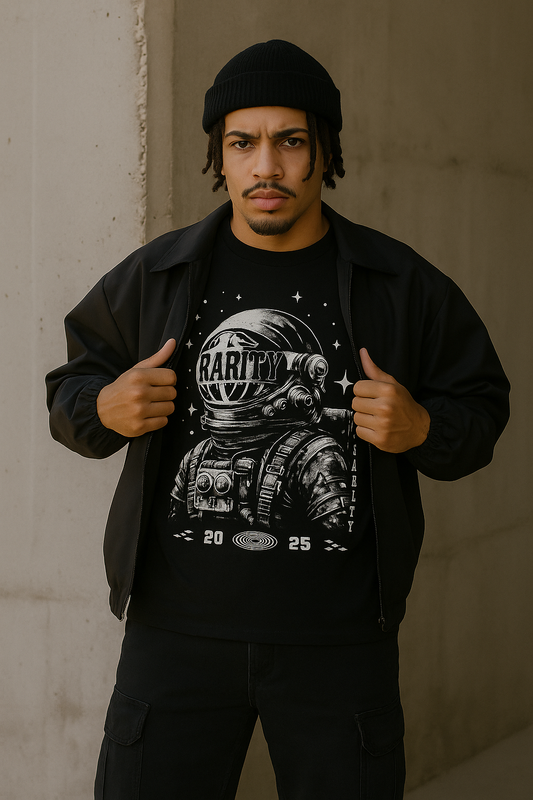 Oversized World Frarity Tee (Black)