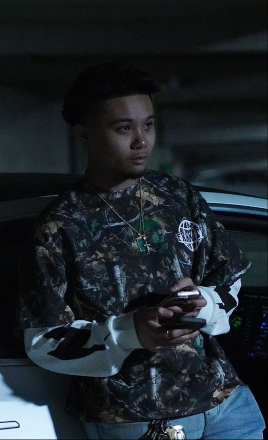 Double-Layer Camo Tee